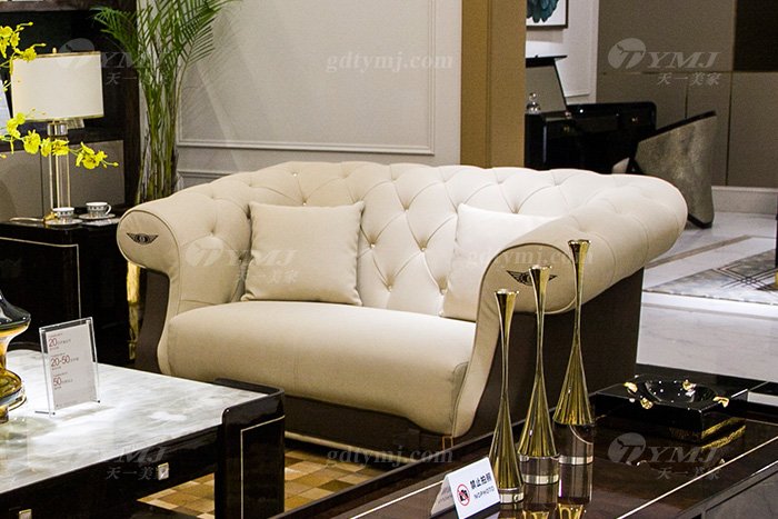 LUTUBE视频在线观看奢华会所家具别墅品牌家具轻奢现代时尚沙发组合二位沙发