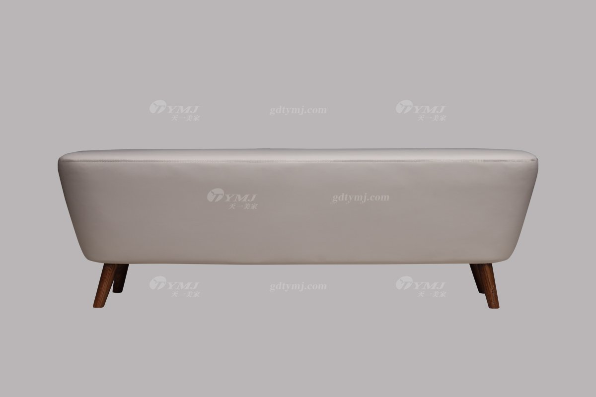 LUTUBE视频在线观看别墅会所家具品牌极简轻奢北欧家具时尚创意真皮卧室双人床系列床尾凳 