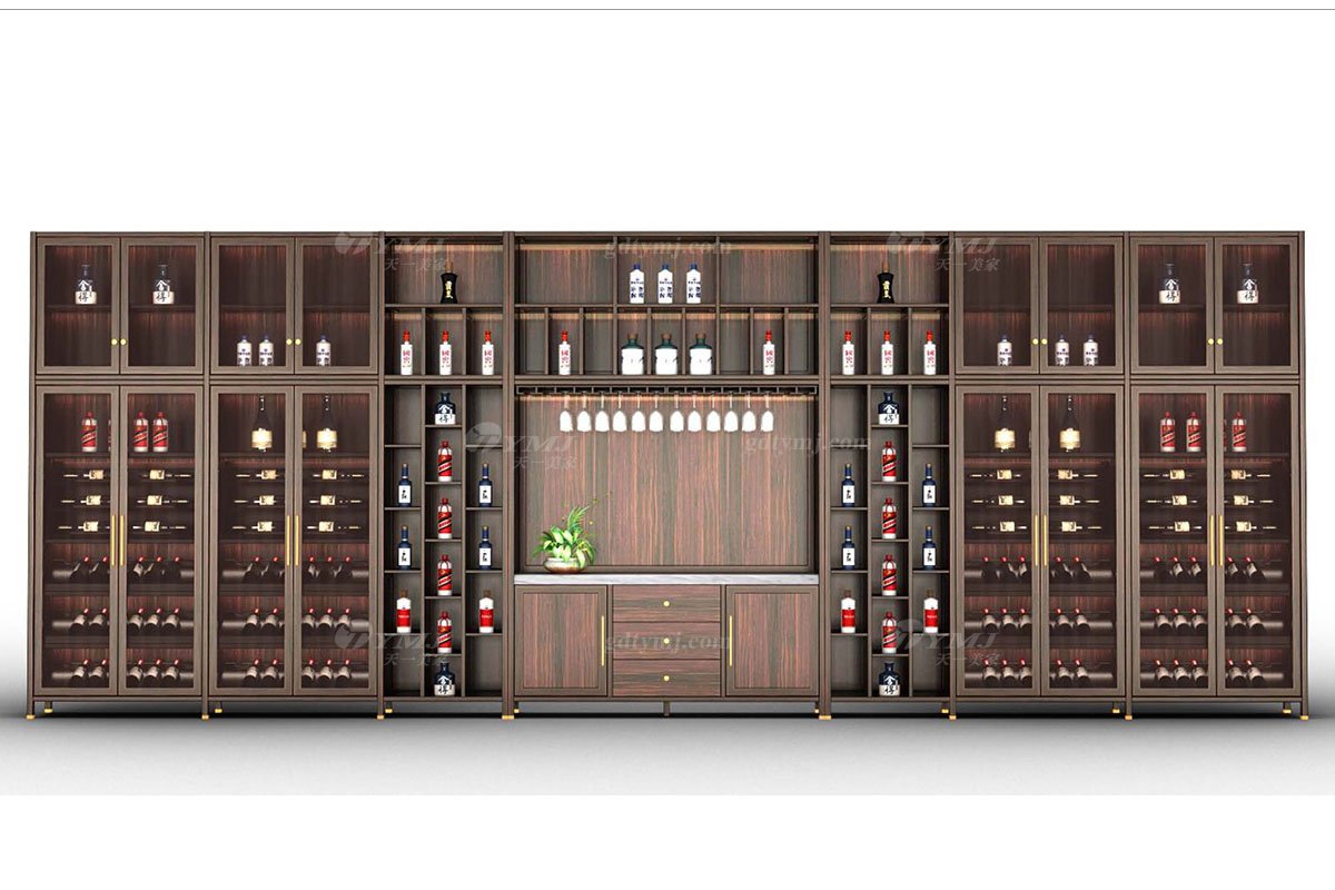 时尚LUTUBE最强福利视频软件风格家具品牌LUTUBE视频在线观看LUTUBE官方最新免费破解版进口乌金木实木+黄铜五金定制酒柜H-GDZJGB定制酒柜
