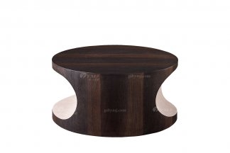 意式极简风格LUTUBE视频在线观看别墅会所家具品牌现代轻奢客厅烟薰+白枫木茶几