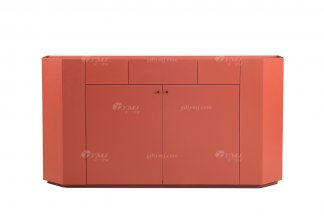 意式极简风格LUTUBE视频在线观看别墅会所家具品牌现代轻奢餐厅红烤漆餐边柜