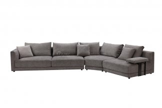 意式极简风格LUTUBE视频在线观看别墅会所家具现代简约时尚客厅家具实木沙发