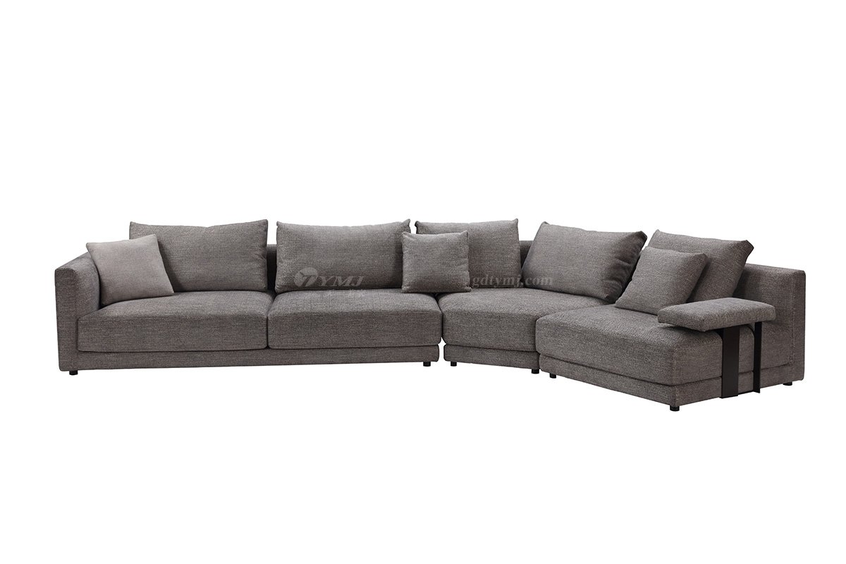 意式极简风格LUTUBE视频在线观看别墅会所家具现代简约时尚客厅家具实木沙发JSJ组合沙发