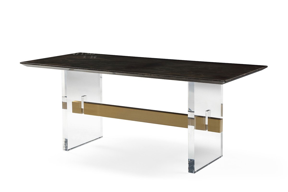 极简风格意式品牌LUTUBE视频在线观看别墅会所家具简约设计亚克力茶台功能台TT1902-20功能桌