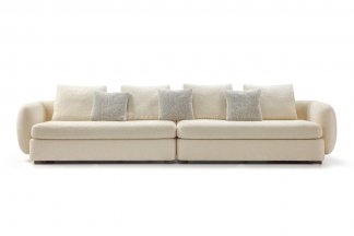 极简风格意式品牌LUTUBE视频在线观看别墅会所家具简约设计师四位沙发