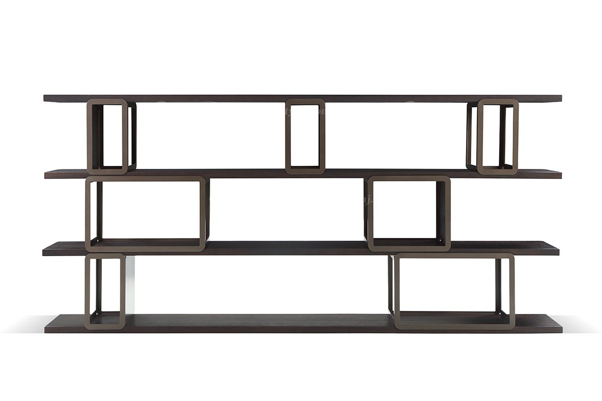 极简风格意式品牌LUTUBE视频在线观看别墅会所家具简约隔断柜书架SH1802隔断柜