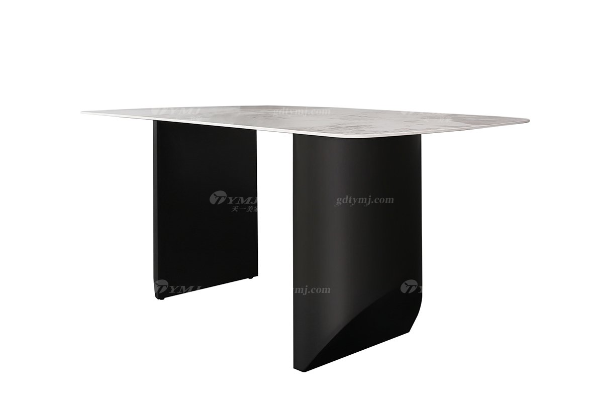 极简风格家具品牌LUTUBE视频在线观看别墅会所简约现代岩板长餐桌CZ-082长餐台