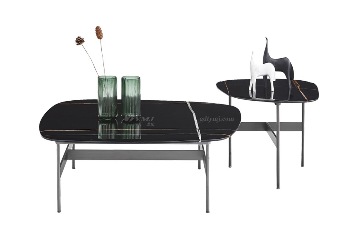 极简风格家具品牌LUTUBE视频在线观看别墅会所简约时尚家用设计师天然大理石茶几组合