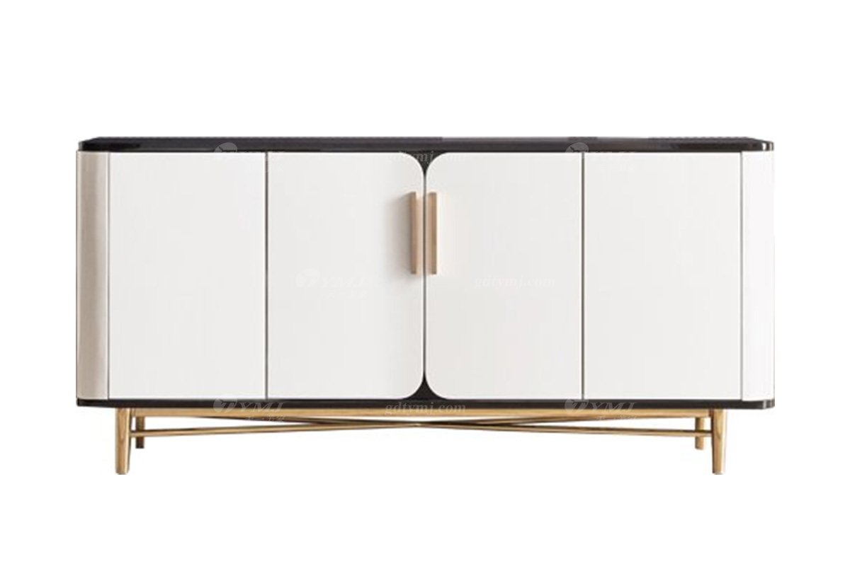 极简风格家具LUTUBE视频在线观看别墅会所大宅简约E0级环保不锈钢五金餐边柜