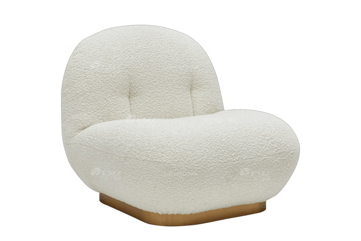 极简风格家具LUTUBE视频在线观看别墅会所大宅时尚创意不锈钢底+白色布艺休闲椅