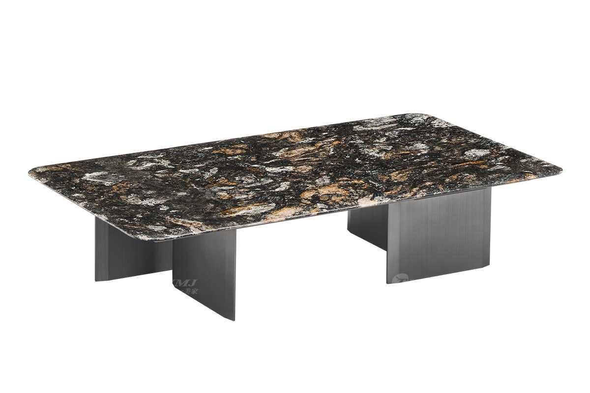 时尚LUTUBE视频在线观看意式极简家具别墅家用豪宅奢华铂金钻奢石长茶几