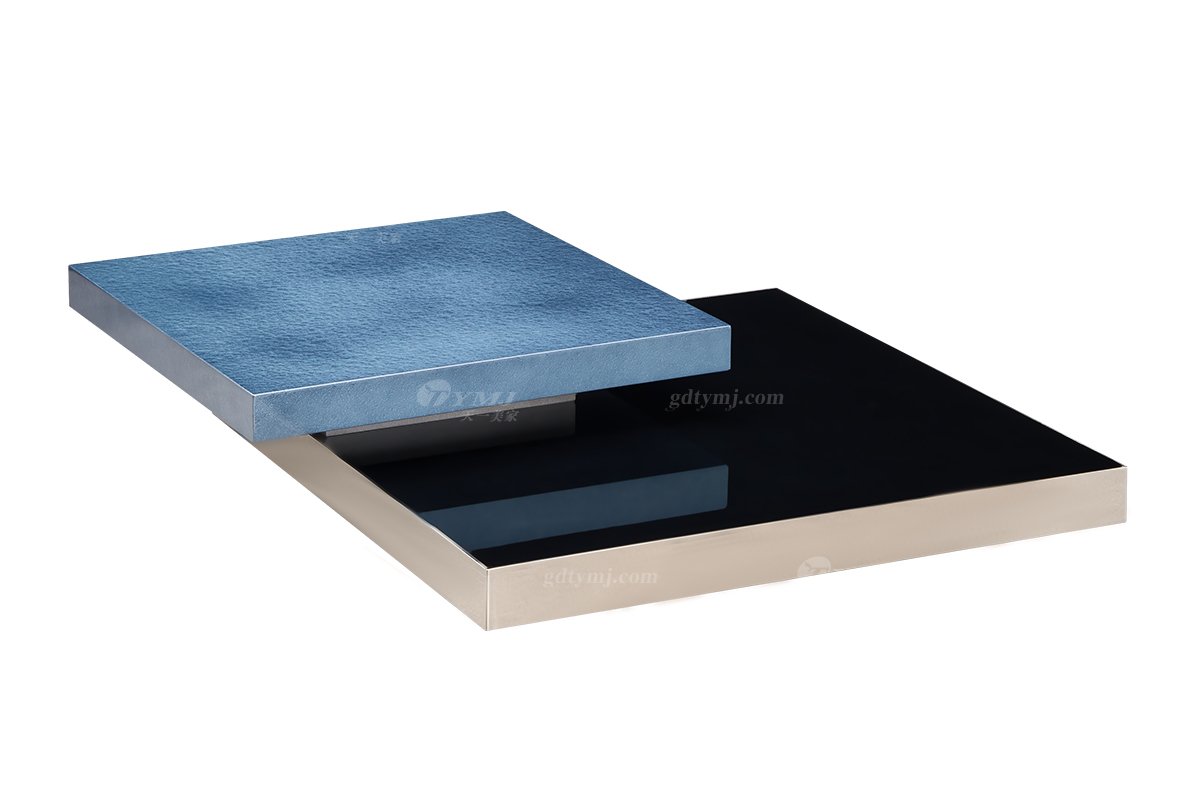 时尚LUTUBE视频在线观看意式极简家具别墅家用豪宅奢华创意旋转方茶几