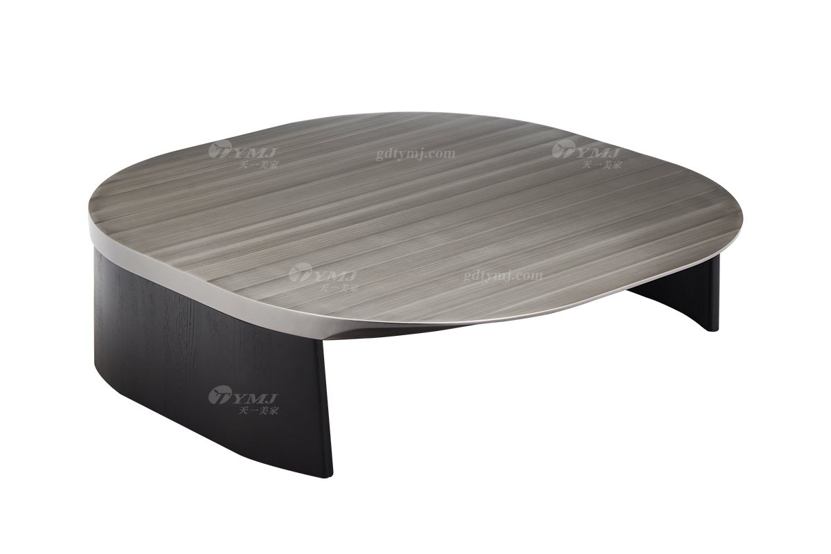 时尚LUTUBE视频在线观看意式极简家具别墅家用豪宅奢华酒红色茶几18022A大茶几（灰色水波纹）