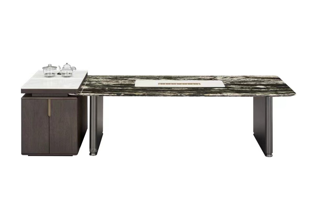 时尚LUTUBE视频在线观看意式极简家具别墅家用奢华天然大理石茶桌