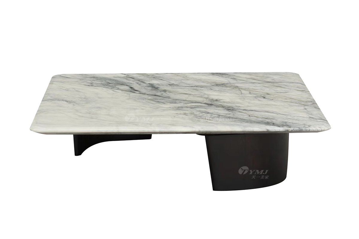 时尚LUTUBE视频在线观看现代简约家具别墅家用奢华天然大理石方茶几