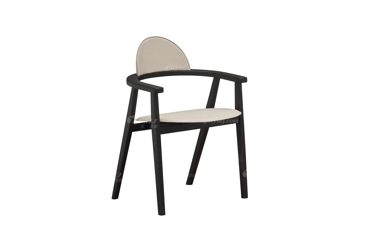 时尚LUTUBE视频在线观看现代简约家具别墅家用实木餐椅