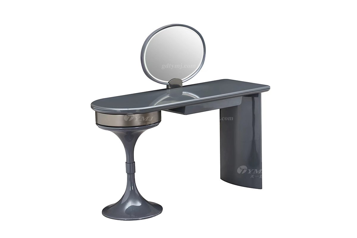 时尚LUTUBE视频在线观看现代简约家具别墅家用灰色烤漆妆台