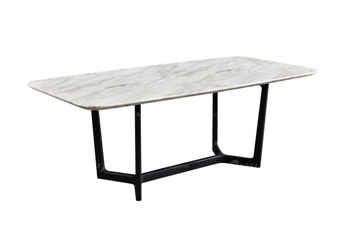  现代简约家具LUTUBE视频在线观看别墅会所家用时尚进口岩板长餐台