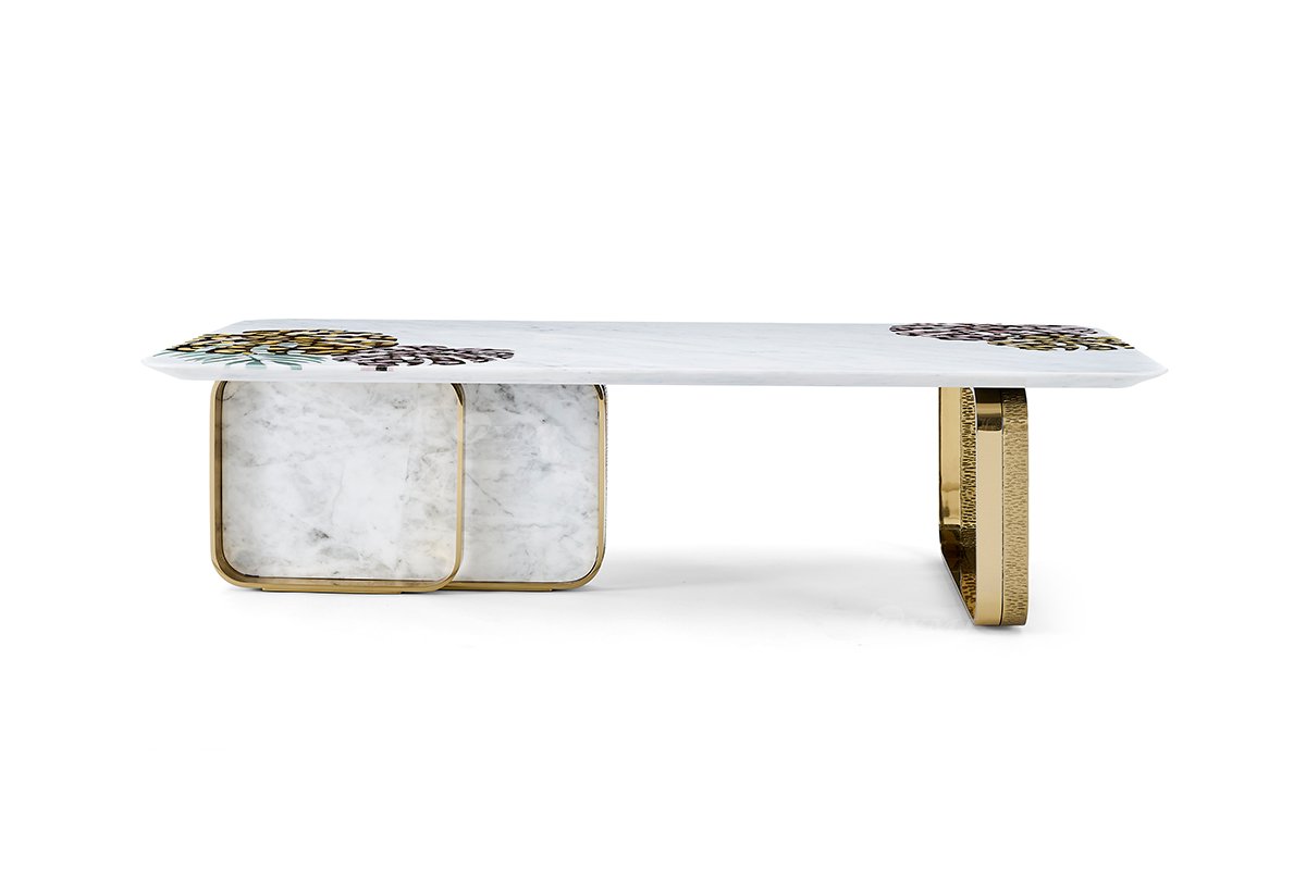 意式LUTUBE官方最新免费破解版LUTUBE视频在线观看别墅会所家用时尚高级钛金属天然大理石长几茶几