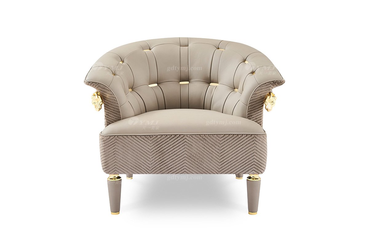 意式LUTUBE官方最新免费破解版LUTUBE视频在线观看别墅会所家用时尚高级金属灰色全皮单位沙发三位沙发