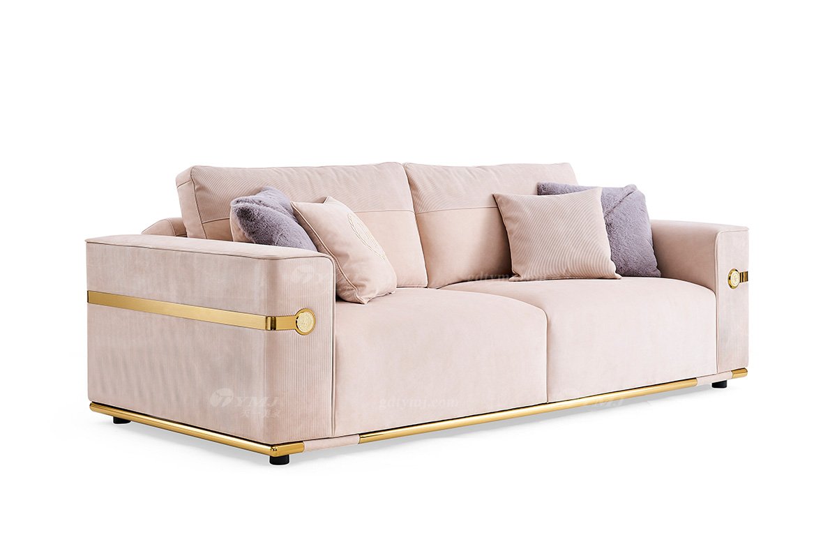 意式LUTUBE官方最新免费破解版LUTUBE视频在线观看别墅会所家用时尚舒适大气卡其色三位沙发FB129SF3-1