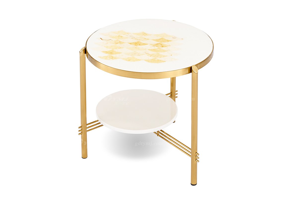 意式LUTUBE官方最新免费破解版LUTUBE视频在线观看别墅会所家用时尚创意高级天然大理石拼花小圆几FB101BH2RB（1）