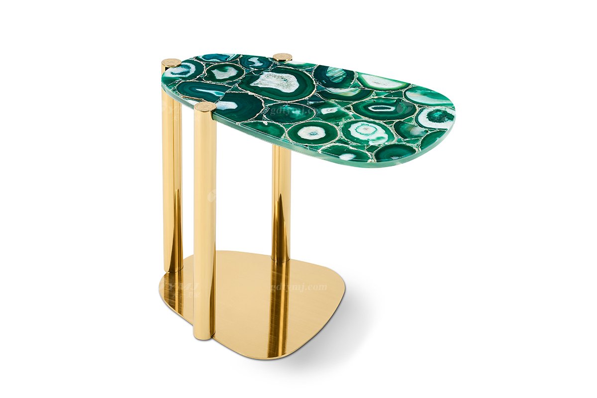 意式LUTUBE官方最新免费破解版LUTUBE视频在线观看别墅会所家用时尚高级钛金属边几FB118H2LB