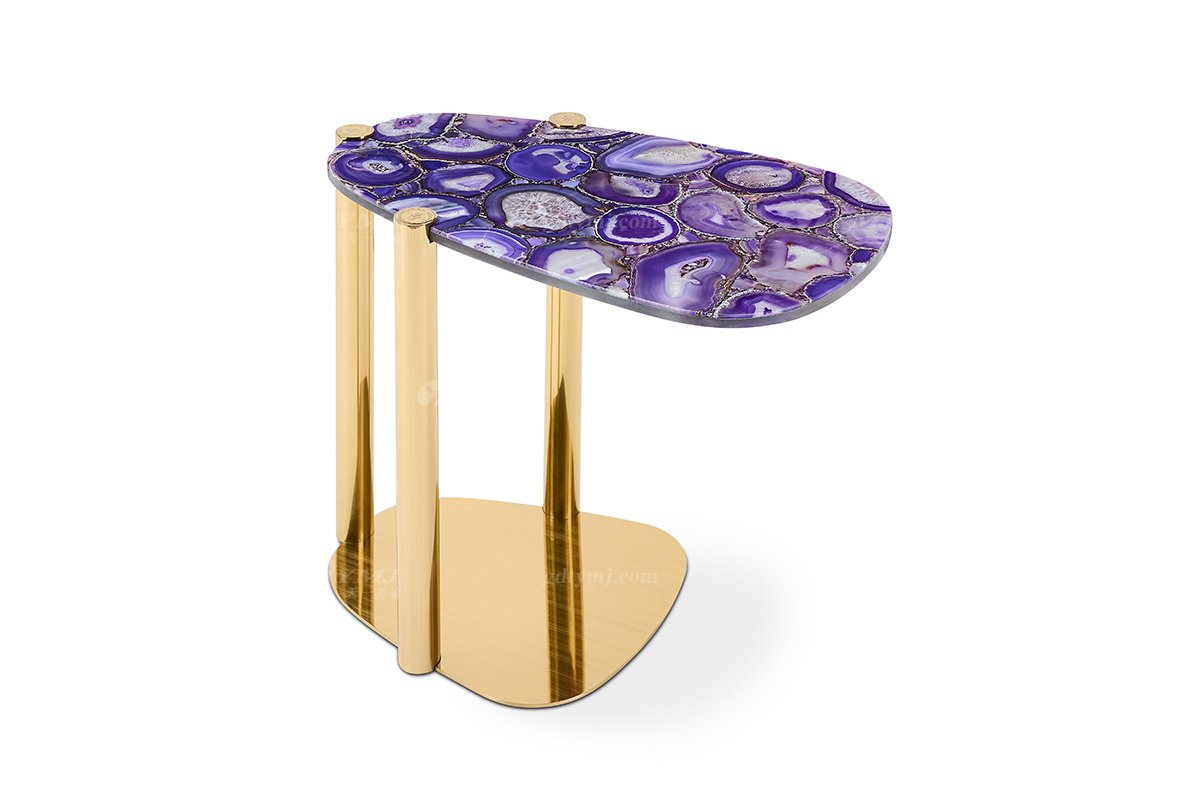 意式LUTUBE官方最新免费破解版LUTUBE视频在线观看别墅会所家用时尚高级钛金属边几FB118H2LB（1）