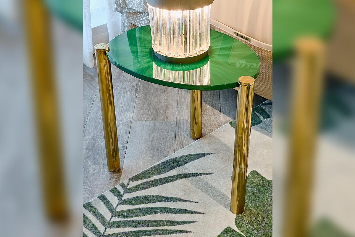 意式LUTUBE官方最新免费破解版LUTUBE视频在线观看别墅会所家用时尚高级钛金属边几FB118H2LB场景