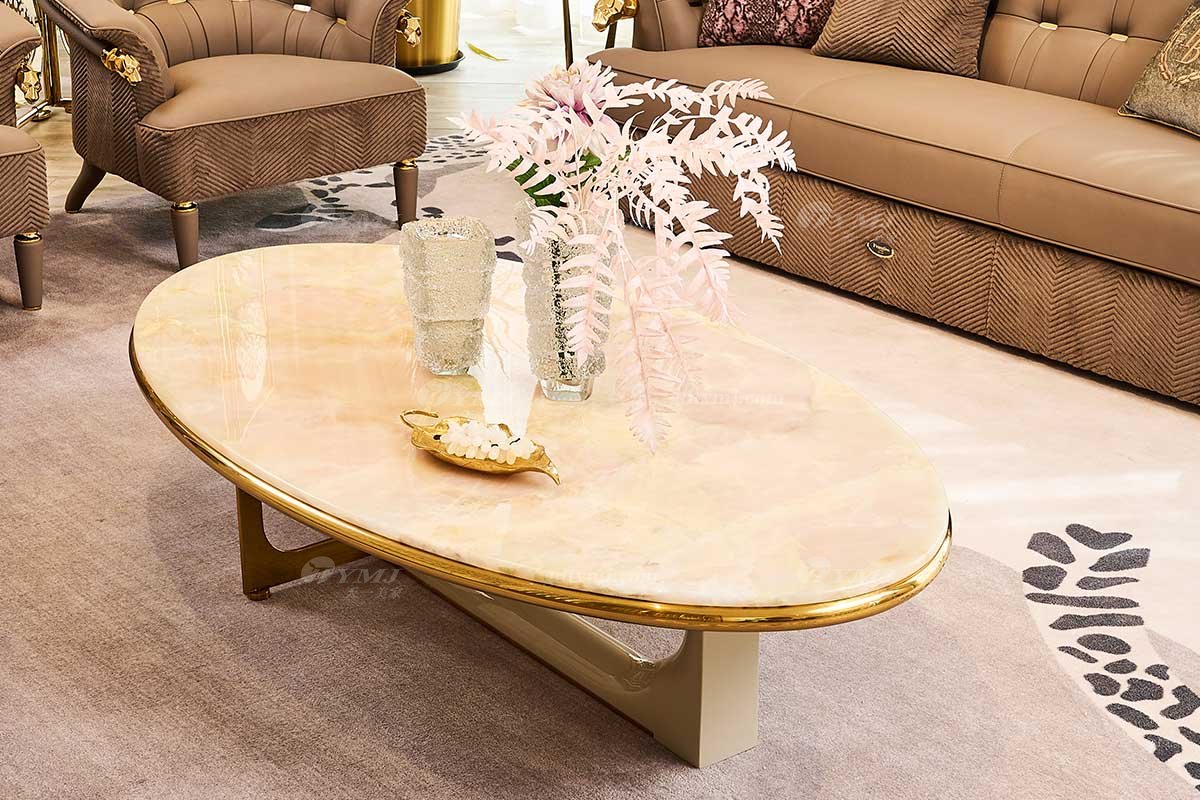 意式LUTUBE官方最新免费破解版LUTUBE视频在线观看别墅会所大宅家用大气天然大理石椭圆茶几FB205H4EB场景（1）