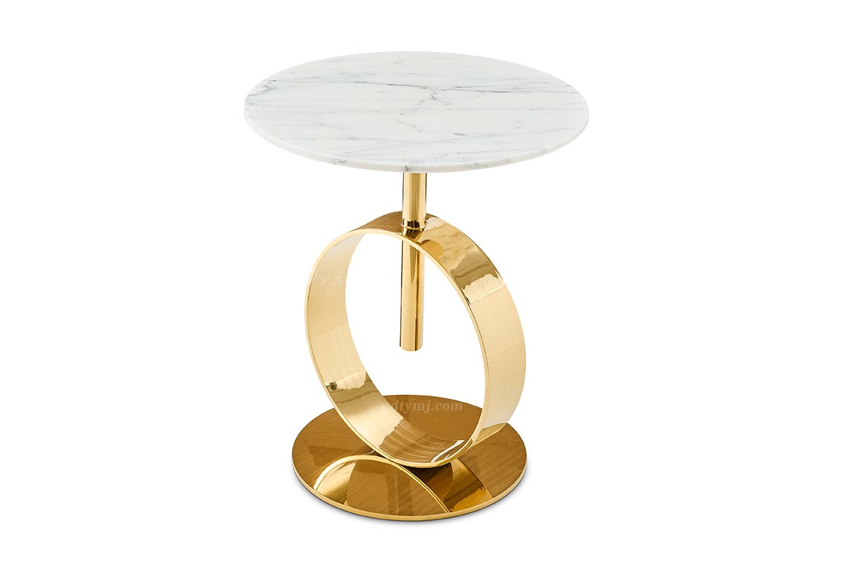 意式LUTUBE官方最新免费破解版LUTUBE视频在线观看别墅会所大宅家用精致意大利大花白大理石小圆几FB136H2R（1）