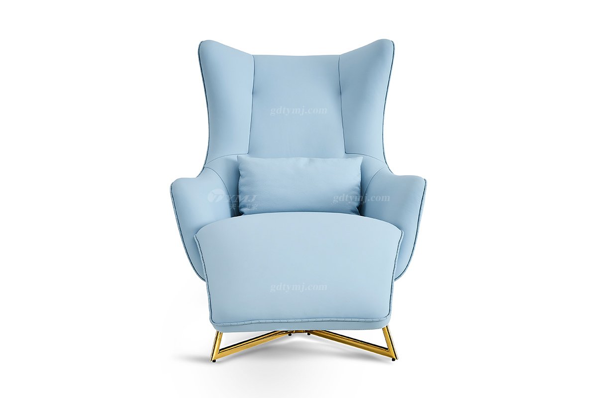 意式LUTUBE官方最新免费破解版LUTUBE视频在线观看别墅会所大宅家用舒适浅蓝色真皮躺椅休闲椅