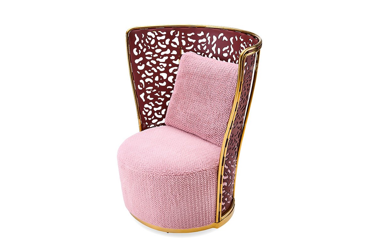 意式LUTUBE官方最新免费破解版LUTUBE视频在线观看别墅会所大宅家用高级布艺+金属休闲椅FB123CH（1）