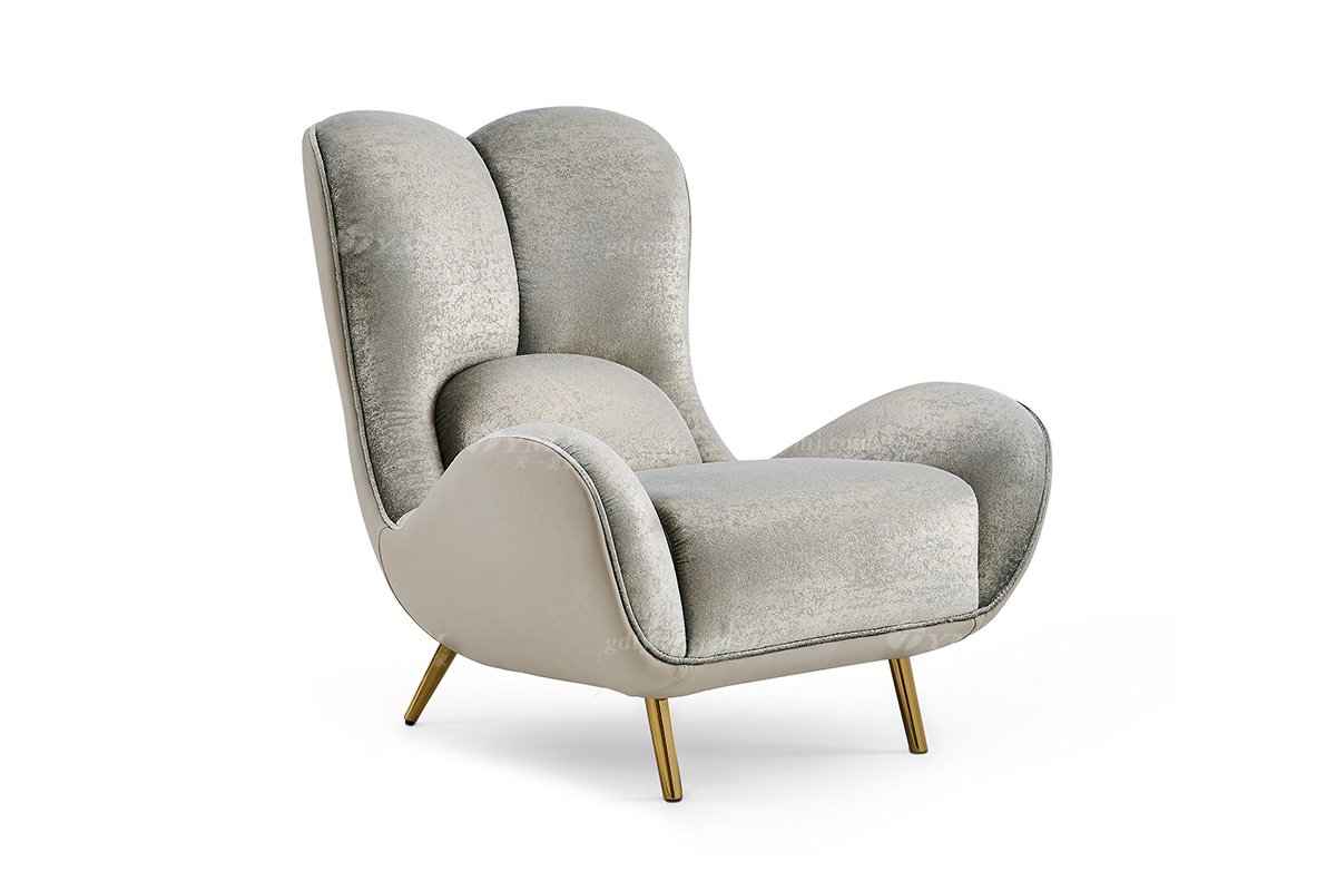 意式LUTUBE官方最新免费破解版LUTUBE视频在线观看别墅会所大宅家用高级皮布结合休闲椅FB123SF14B1