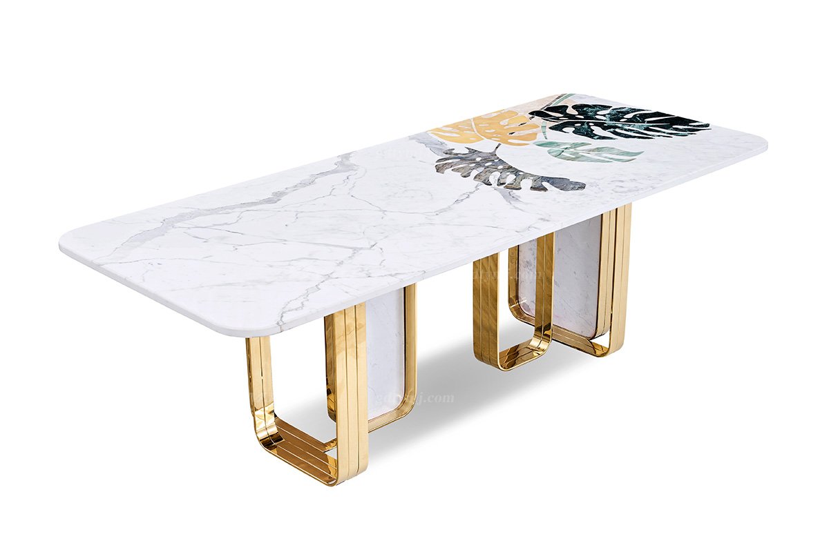 意式LUTUBE官方最新免费破解版LUTUBE视频在线观看别墅会所大宅家用时尚奢华大理石长餐台FB201D25CL（1）