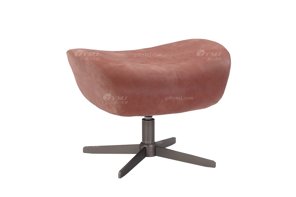 意式雅奢风格家具LUTUBE视频在线观看别墅会所家具真皮时尚创意休闲椅脚踏LC2207休闲踏