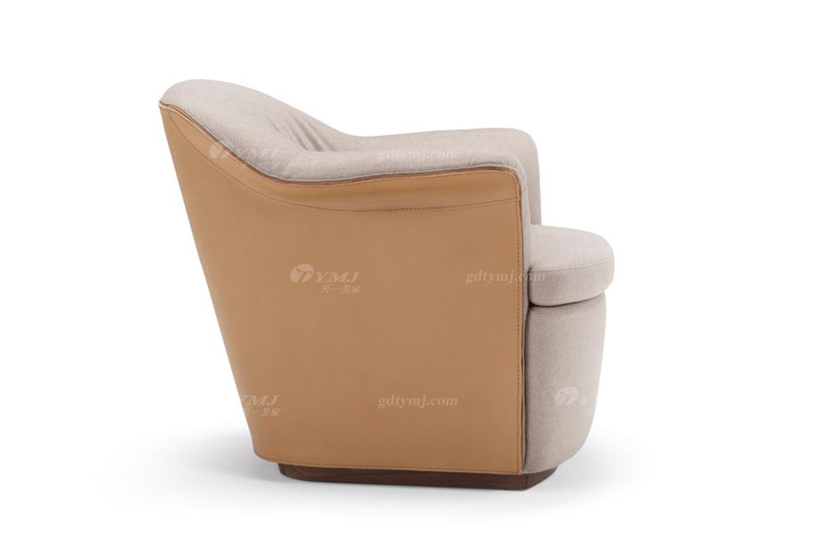 意式雅奢风格家具LUTUBE视频在线观看别墅会所家具时尚布艺单位沙发休闲椅LC2210单位沙发1