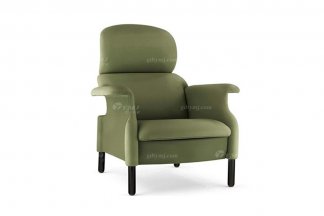 意式雅奢风格家具LUTUBE视频在线观看别墅会所家具时尚舒适布艺休闲椅