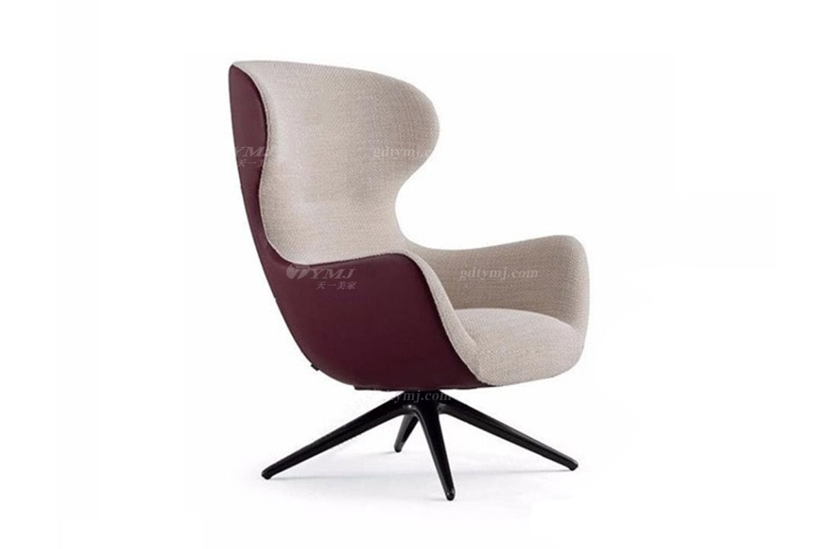 意式雅奢风格家具LUTUBE视频在线观看别墅会所家具简约舒适布艺休闲椅