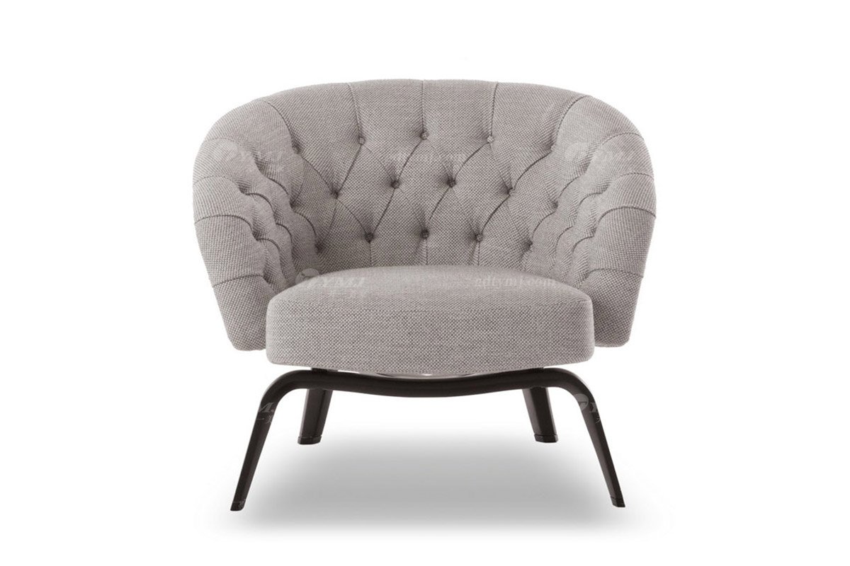 意式雅奢风格家具LUTUBE视频在线观看别墅会所家具简约布艺休闲椅