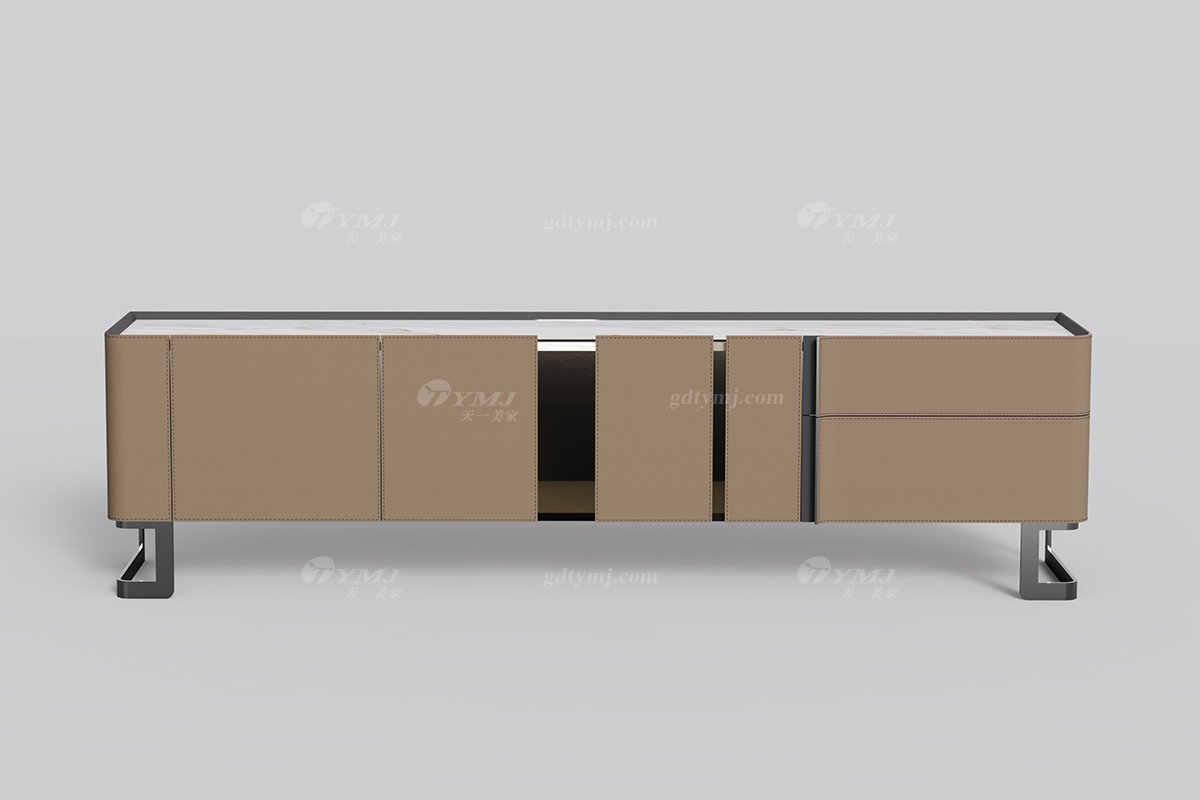 意式雅奢风格家具LUTUBE视频在线观看别墅会所家具时尚简约电视柜