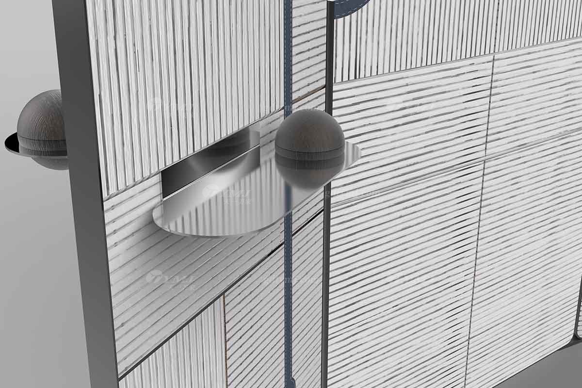 意式雅奢风格家具LUTUBE视频在线观看别墅会所家具时尚简约实木屏风LF2301细节