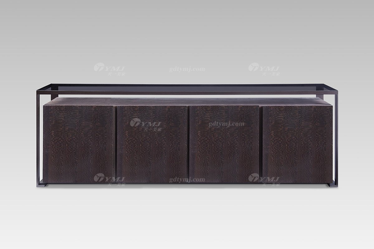 意式雅奢风格家具LUTUBE视频在线观看别墅会所家具简约家用实木电视柜LH2810电视柜