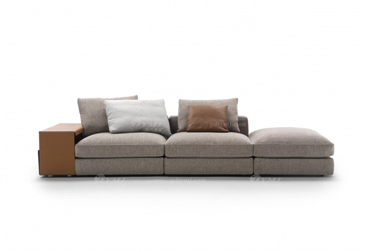 意式雅奢风格家具LUTUBE视频在线观看别墅会所家具简约舒适家用布艺三位沙发