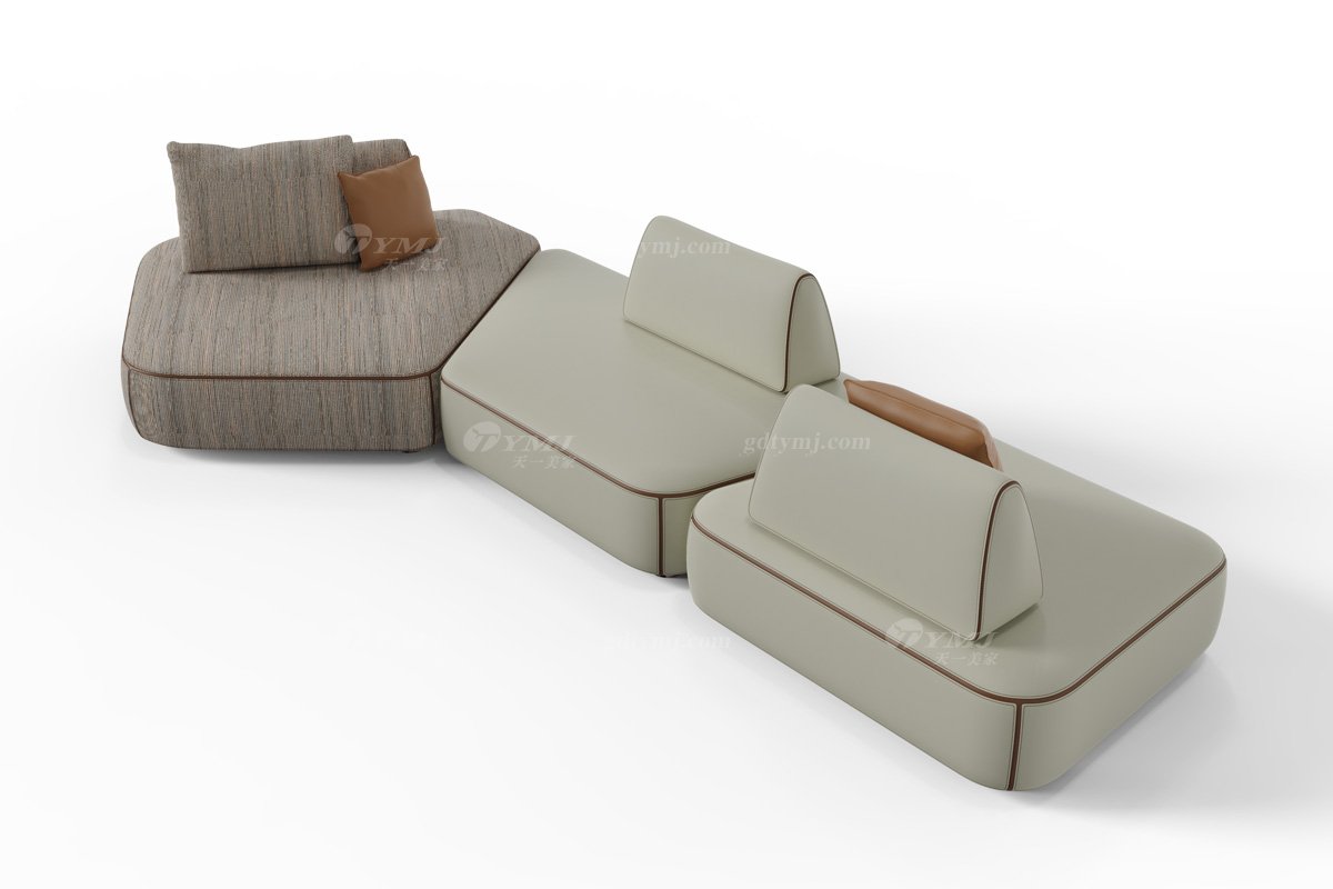 意式雅奢风格家具LUTUBE视频在线观看别墅会所家具时尚创意豪宅组合沙发LS2210沙发1