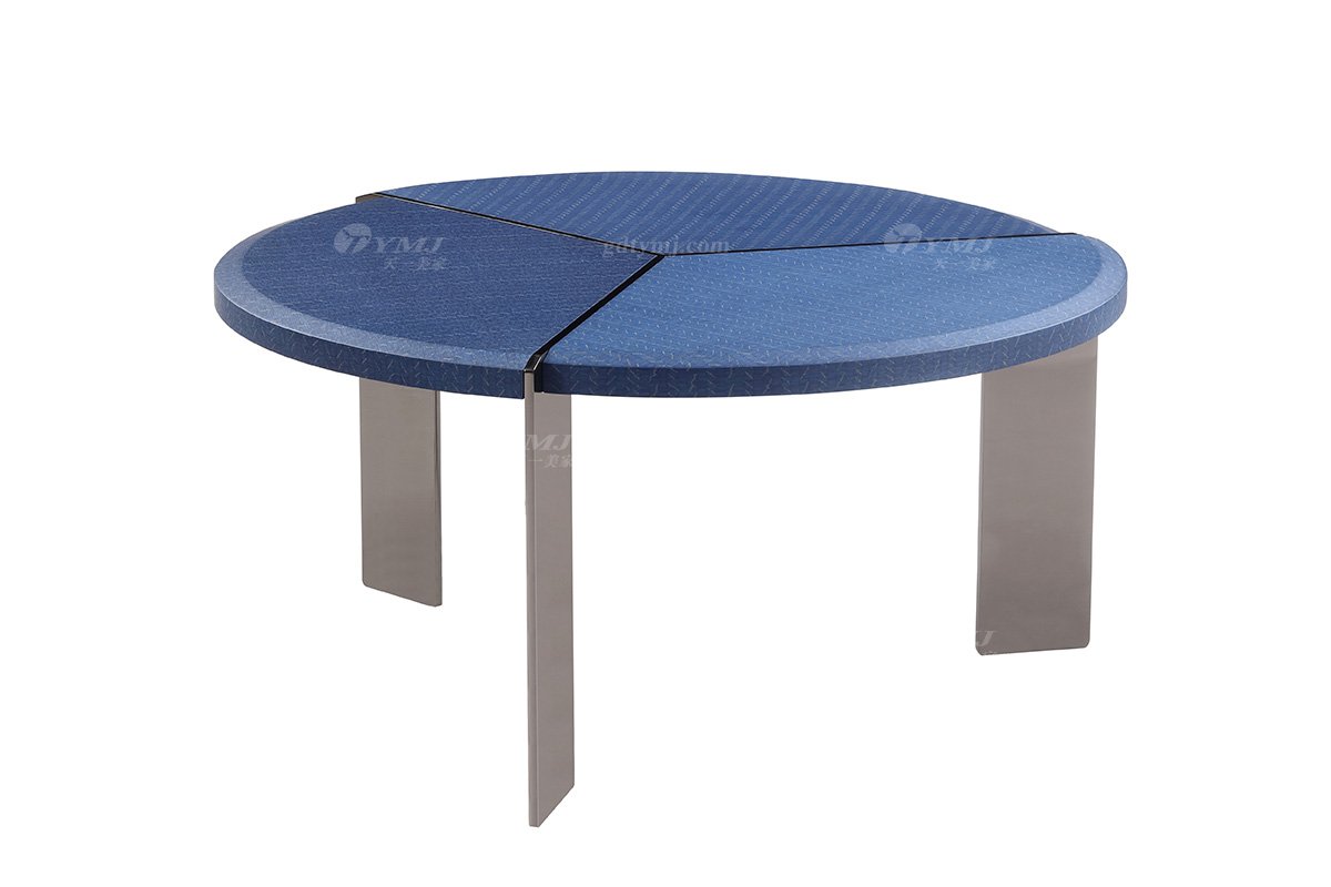  意式雅奢风格家具LUTUBE视频在线观看别墅会所家具简约实木+不锈钢茶几