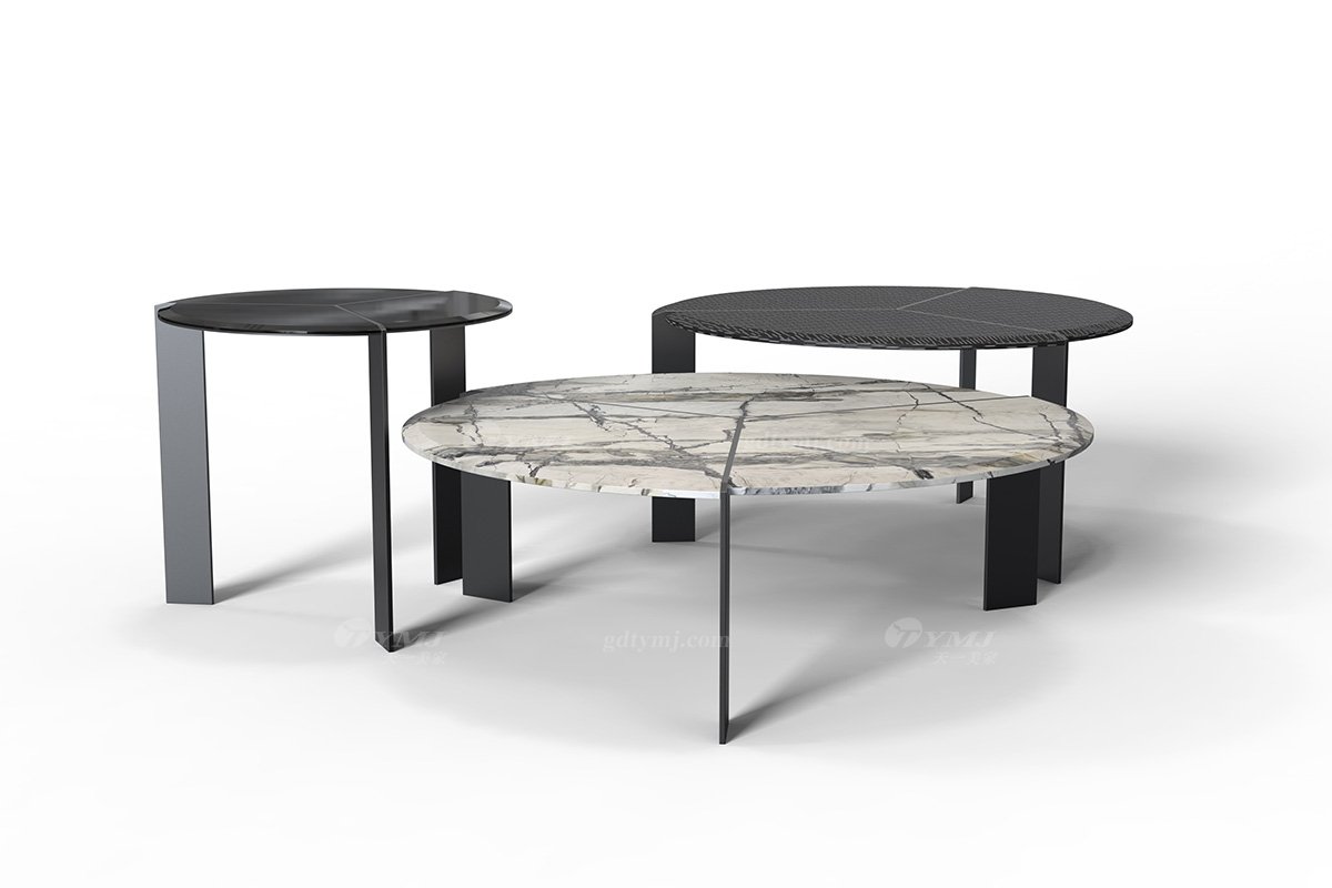  意式雅奢风格家具LUTUBE视频在线观看别墅会所家具简约时尚大理石组合茶几LT2203茶几1