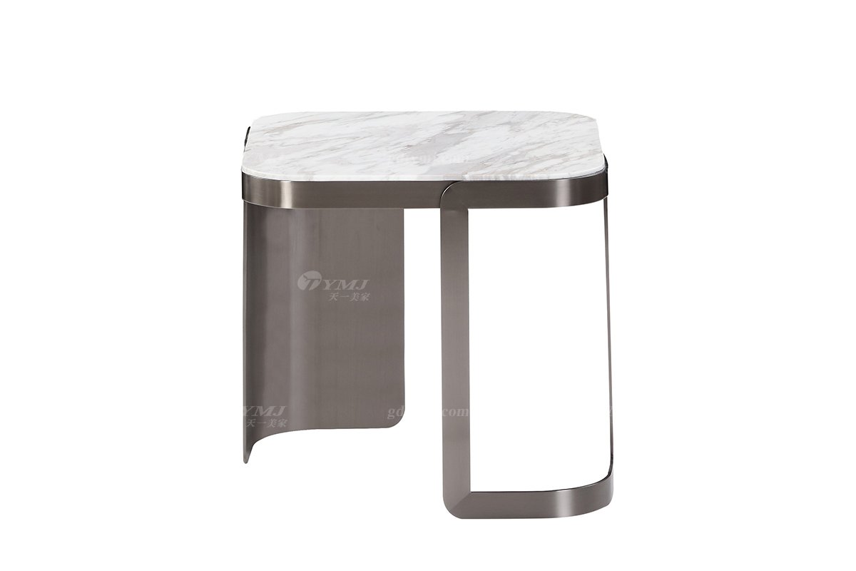  意式雅奢风格家具LUTUBE视频在线观看别墅会所家具简约高级天然大理石方角几LT2228方几1