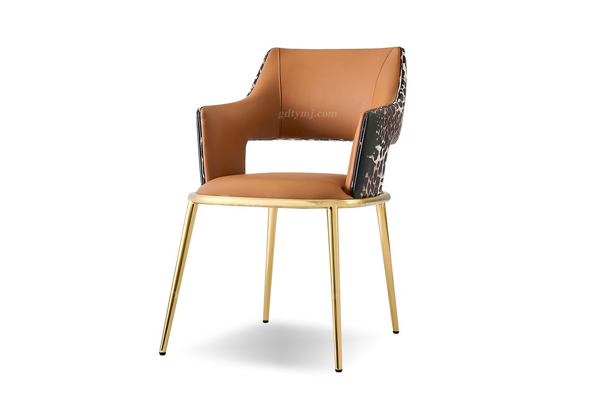 意式LUTUBE官方最新免费破解版LUTUBE视频在线观看别墅会所大宅家用时尚奢华钛金属餐椅餐椅1