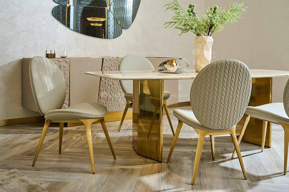 意式LUTUBE官方最新免费破解版LUTUBE视频在线观看别墅会所大宅家用时尚奢华不锈钢金属餐椅餐椅2